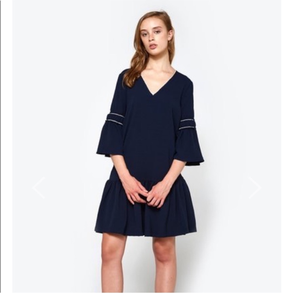 NWT Ganni Clark Dress Size 34 - Picture 1 of 7